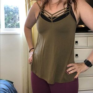Olive tank from express size XS